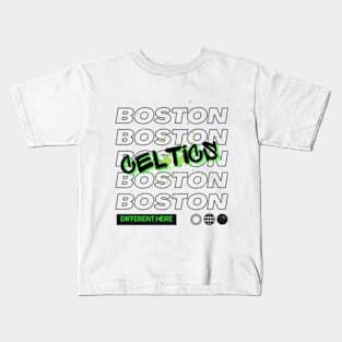 Boston Celtics Different Here 2 Kids T-Shirt